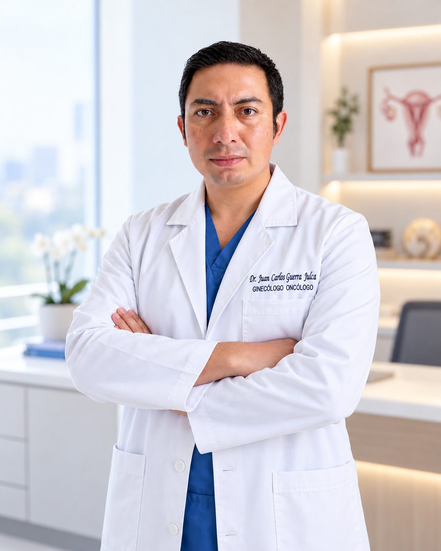 Dr. Juan Carlos Guerra Julca, ginecólogo oncólogo en Trujillo